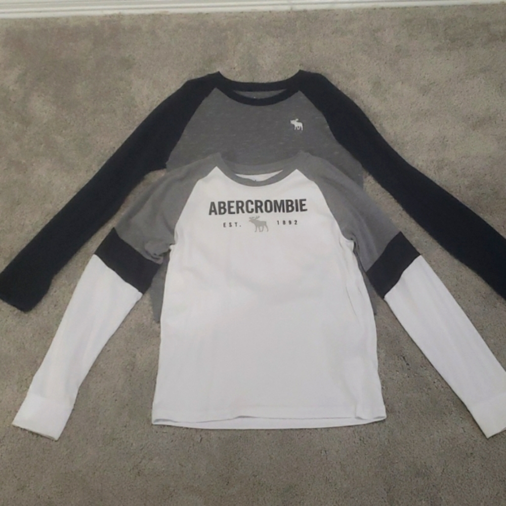 Boys Abercrombie long sleeve t shirts